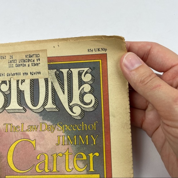 Vintage Rolling Stone Magazine Jackson Browne Jimmy Carter December 16, 1976 Art - Picture 3 of 6